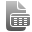 File Spreadsheet Icon 32x32 png